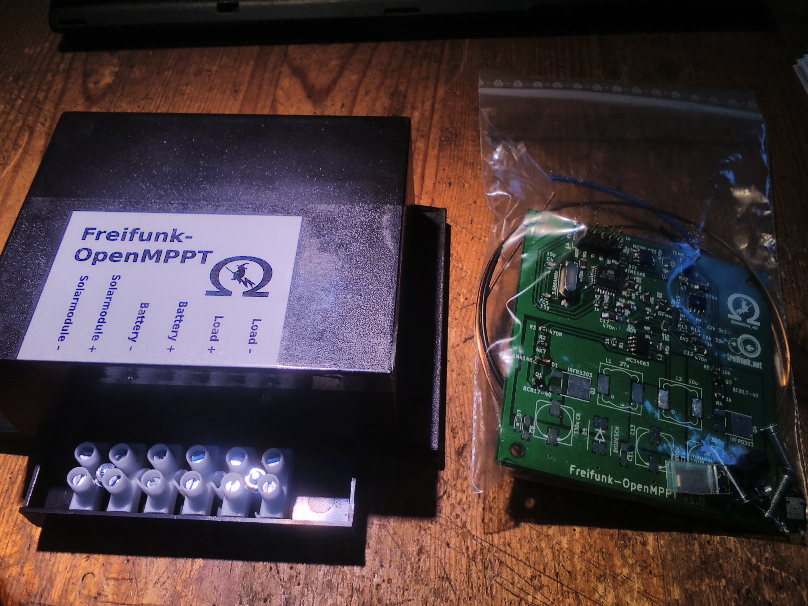 Freifunk-OpenMPPT as finished device and kit